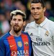 Messi defendeu o Barcelona e Cristiano Ronaldo, Real Madrid   Foto: Divulgação La Liga