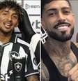 Cristian Medina, do Botafogo, vira alvo de ataques homofóbicos após foto com piercing no umbigo  Foto: Reprodução/Instagram/@criistian_medina