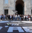 Torcida da Juvecaserta chamou Oscar de 'rei'  Foto: ANSA / Ansa - Brasil