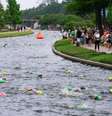 Brasileira morreu em etapa de natação do Ironman Texas  Foto: Imagem ilustrativa - Divulgação/Ironman Texas