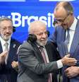 Lula e Friedrich Merz durante encontro na Alemanha  Foto: ANSA / Ansa - Brasil