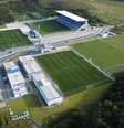 Infraestrutura do Barra conta com 5 campos de treinamento e um estádio inaugurado em 2025  Foto: Divulgação/Barra FC / Estadão