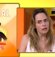 Ana Paula se choca com porcentagem de votos durante 'Bate-papo BBB'  Foto: Reprodução/Globoplay