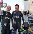 Valtteri Bottas e Sergio Perez, pilotos da Cadillac  Foto: Divulgação / Cadillac