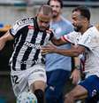 Rollheiser fez dois gols do Santos no duelo contra o Bahia  Foto: SantosFC / Reprodução / Jogada10