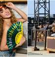 Montagem do palco do show da Shakira no Rio é interrompida temporariamente após morte de trabalhador  Foto: Reprodução/Instagram e TV Globo