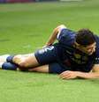 Hakimi deixou o PSG após sentir lesão na vitória na Champions League  Foto: Xavier Laine/Getty Images