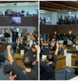 Vídeo de encontro de fiéis na Câmara de BH viraliza e gera debate  Foto: Reprodução/Instagram/@fireupcollective