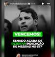 Michelle Bolsonaro compartilhou uma publicação em rede social em que afirmou que 'a Justiça de Deus foi feita'  Foto: @michellebolsonaro via Instagram / Estadão