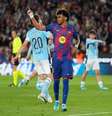 Lamine Yamal se machucou no duelo entre Barcelona e Celta de Vigo –  Foto: Alex Caparros/Getty Images / Jogada10