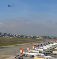 Aeronaves ficam separadas por 22 metros em Congonhas  Foto: Reprodução