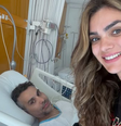 Kelly Key ao lado do marido, Mico Freitas, após cirurgia no coração  Foto: Reprodução/Instagram/@oficialkellykey