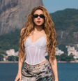 A cantora Shakira no Rio de Janeiro  Foto: Reprodução/Instagram