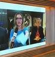 Uma das gafes mais recentes na GloboNews foi o desespero da comentarista Ana Flor antes de entrar no ar  Foto: Reprodução/TV