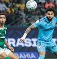 Palmeiras e Santos empataram por 1 a 1 no Allianz Parque  Foto: Werther Santana/Estadão / Estadão