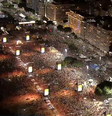 Multidão já está em Copacabana para acompanhar o show de Shakira neste sábado, 2  Foto: Reprodução/TV Globo