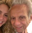 Shakira com o pai William Mebarak Chadid  Foto: Reprodução/Instagram