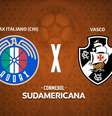 Vasco x Audax Italiano - Copa Sul-Americana - Fase de Grupos - Rodada 2 - 14/04/2026 - Foto: Divulgação / Conmebol / Jogada10