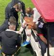 Lucas Moura se lesionou durante a partida contra o Bahia. Mas já fez a cirurgia e agora é começar a recuperação - Foto: Reprodução / Jogada10
