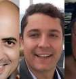 Wellington Oliveira e Fernando Moreira Souto morreram no acidente; Leonardo foi socorrido mas não resistiu Foto: Reprodução/TV Globo e Redes sociais