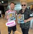 Messi e o fã e ídolo Carlos Villagrán, o Quico de 'Chaves' Foto: @carlos_kiko1 via Instagram / Estadão