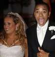 Vivian e Robinho se casando  Foto: Reuters