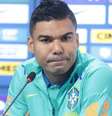 Casemiro durante coletiva de Imprensa.  Foto: Werther Santana/Estadão / Estadão