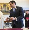 Papa Leão XIV recebe Marco Rubio no Vaticano  Foto: ANSA / Ansa - Brasil