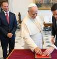 Papa Leão XIV recebe Marco Rubio no Vaticano  Foto: ANSA / Ansa - Brasil