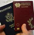 Os passaportes americano e português.  Foto: Michael Macor/The San Francisco Chronicle via Getty Images