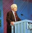 Ted Turner foi um empresário e comunicador norte-americano que transformou a forma como notícias e entretenimento eram distribuídos pelo mundo – INTX: The Internet & Television Expo/Wikimedia Commons  Foto: Giro 10