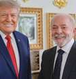 Trump e Lula se reunião em Washington no dia 7 de maio  Foto: ANSA / Ansa - Brasil