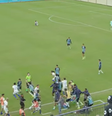 Confusão em jogo do Grêmio no sub-17 Foto: Reprodução/Youtube/Grêmio