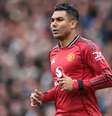 Casemiro em jogo do Manchester United  Foto: Mark Cosgrove/News Images/NurPhoto via Getty Images