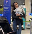 Viviane Carvalho Souza Araújo foi retirada de um voo da Latam com o filho de 1 ano e 10 meses  Foto: Arquivo Pessoal