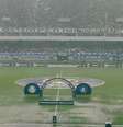 Chuva em Belém atrasou início da partida entre Remo e Palmeiras, no Brasileirão.  Foto: Reprodução/GeTV / Estadão