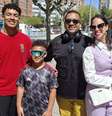 O brasileiro Paulo Geronimo e sua família  Foto: Arquivo pessoal / BBC News Brasil