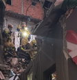Explosão deixou um morto, um desaparecido e três pessoas foram socorridas  Foto: Divulgação/Corpo de Bombeiros