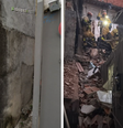 Antes e depois: residências atingidas por explosão na Zona Oeste de SP  Foto: Reprodução | Divulgação/Corpo de Bombeiros