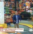 Neto durante apresentação de Os Donos da Bola de hoje  Foto: Reprodução