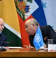 Mauro Vieira conversou com seu homólogo de Teerã, Abbas Araghchi, na Índia  Foto: ANSA / Ansa - Brasil