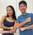 Os irmãos gêmeos Camila e Mateus Maeda Shida, de 18 anos, foram aprovados no Massachusetts Institute of Technology (MIT) e na Cornell University Foto: Arquivo pessoal