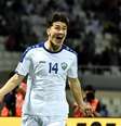 Shomurodov em campo pela seleção do Uzbequistão –  Foto: Divulgação/@UzbekistanFA / Jogada10
