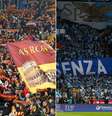 Jogo entre Roma e Lazio foi marcado para acontecer a partir das 12h (horário local)  Foto: ANSA / Ansa - Brasil