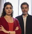 Ferette (Murilo Benício) ordena que se levante todas as informações possíveis sobre Gerluce (Sophie Charlotte) no capítulo da novela 'Três Graças' de 31 de outubro de 2025, sexta-feira.  Foto: Divulgação/TV Globo / Purepeople