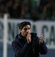 Abel Ferreira ficou satisfeito com o desempenho do Palmeiras na vitória sobre o Jacuipense  Foto:  Cesar Greco/Palmeiras