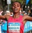 Yebrgual Melese, campeã da meia maratona, morreu aos 36 anos após passar mal em treino Foto: Reprodução Facebook Federação Etíope de Atletismo