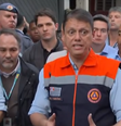 Tarcísio manda interromper 30 obras da Sabesp após explosão no Jaguaré  Foto: Reprodução/TV Globo
