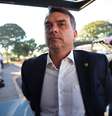 Senador Flávio Bolsonaro conversa com jornalistas no Aeroporto Internacional de Brasília
15 de maio de 2026
REUTERS/Adriano Machado  Foto: Reuters