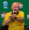 Tetracampeão Taffarel em entrevista coletiva  Foto: Instagram/@taffareloriginal